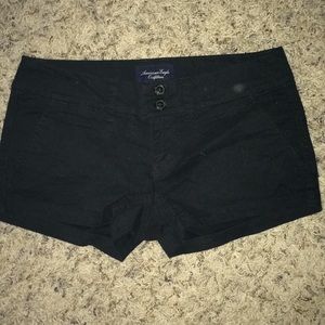 Black American eagle outfitters shorts.